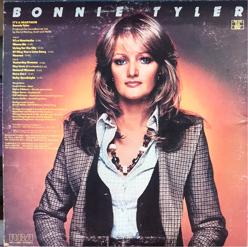 Bonnie Tyler - It’s A Heartache