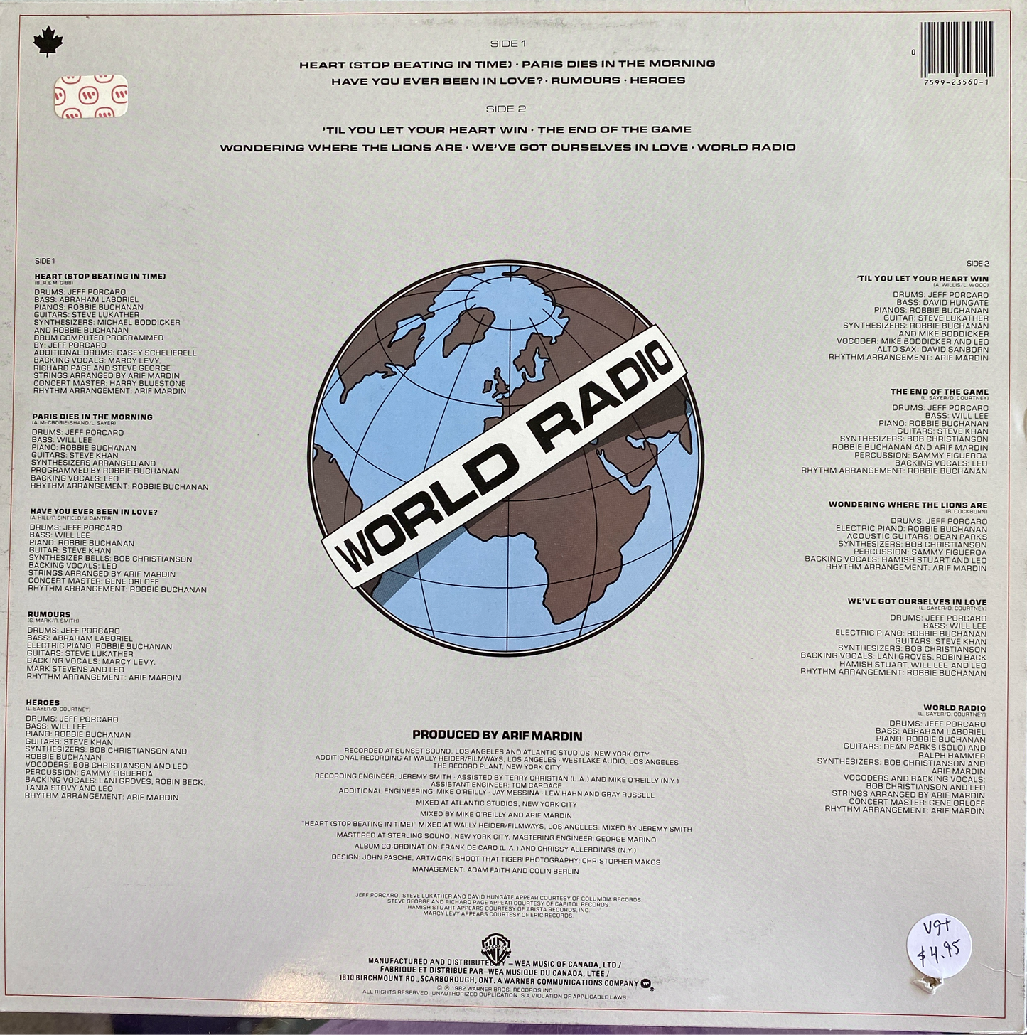 Leo Sayer - World Radio
