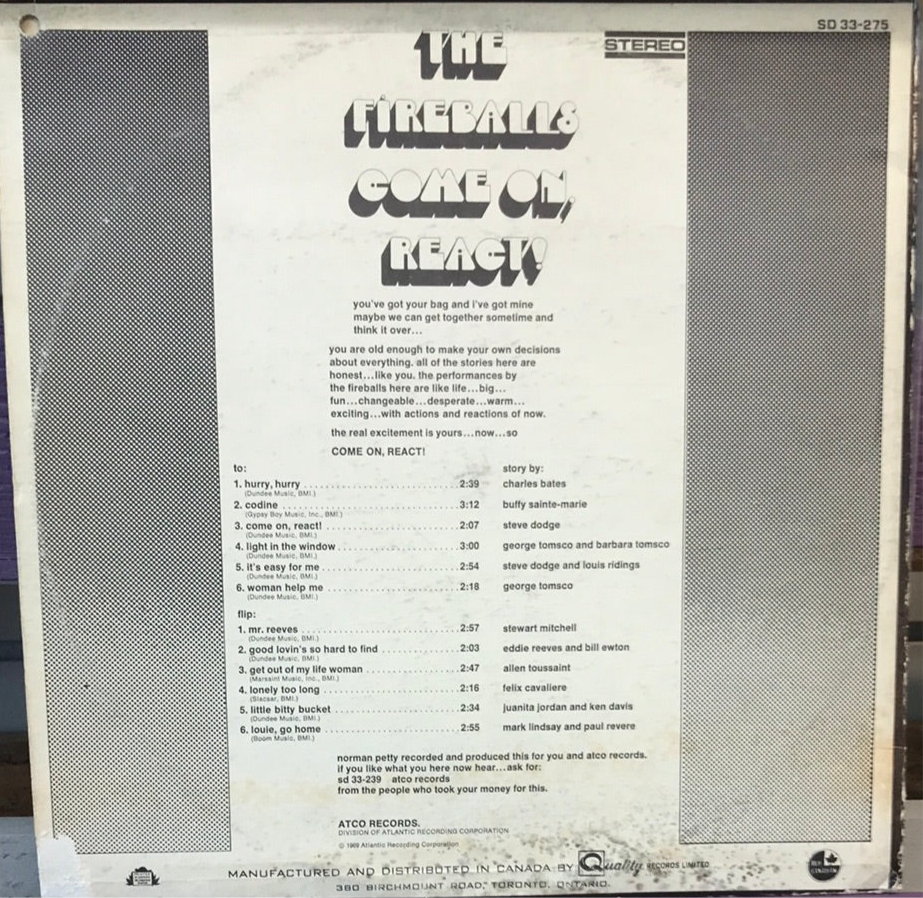 The Fireballs - Come On, React!