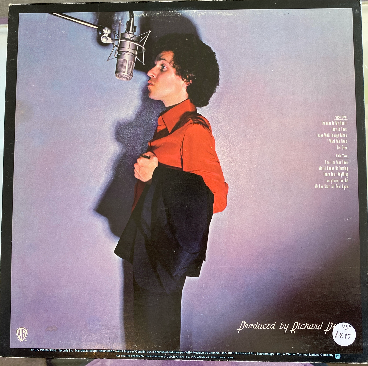 Leo Sayer - Thunder in my Heart