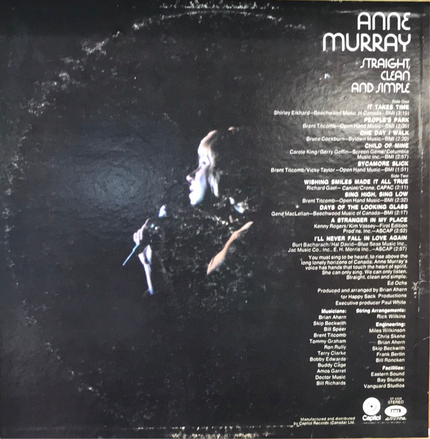 Anne Murray - Straight, Clean And Simple