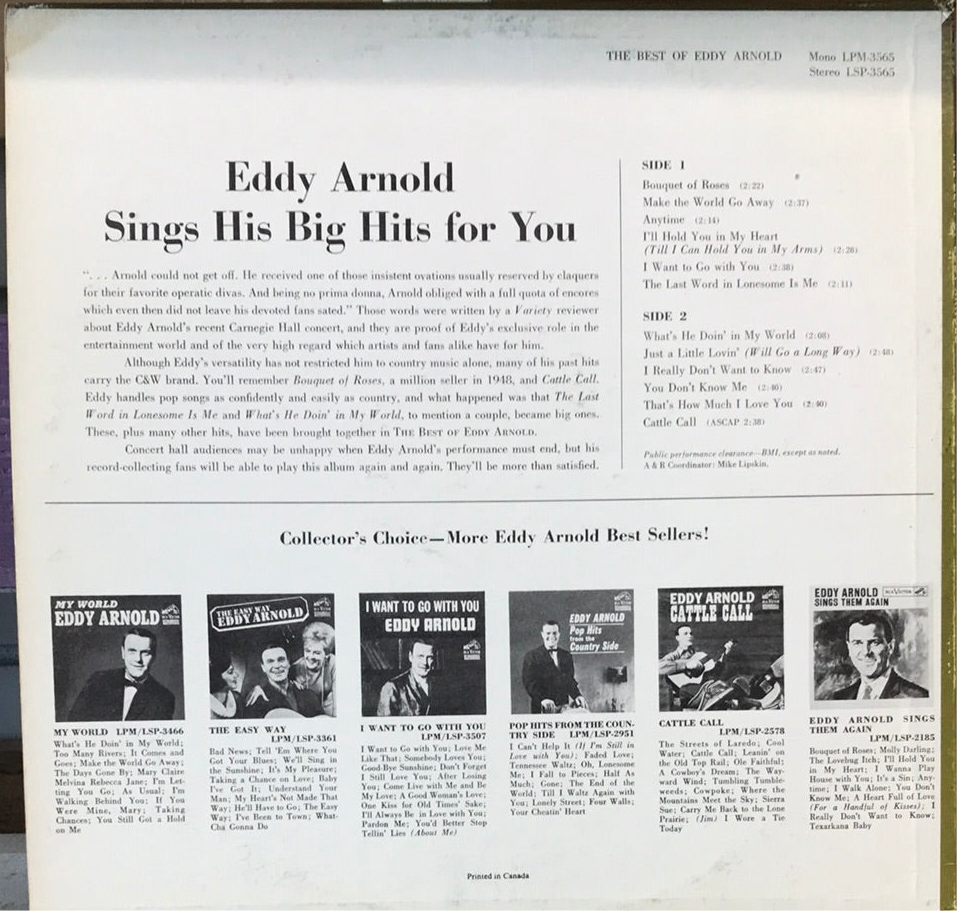 Eddy Arnold - The Best Of Eddy Arnold