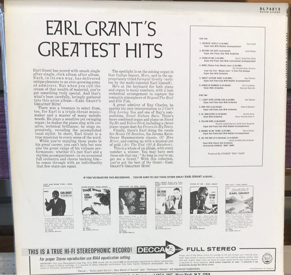 Earl Grant - Greatest Hits