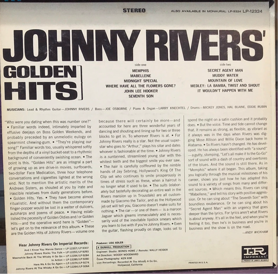 Johnny Rivers - Golden Hits