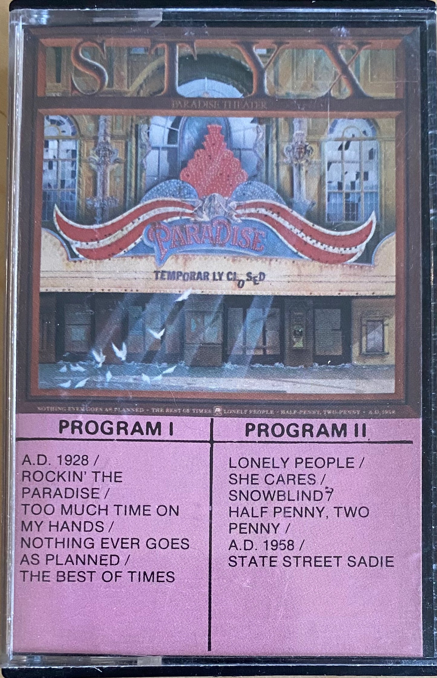 Styx — Paradise Theater