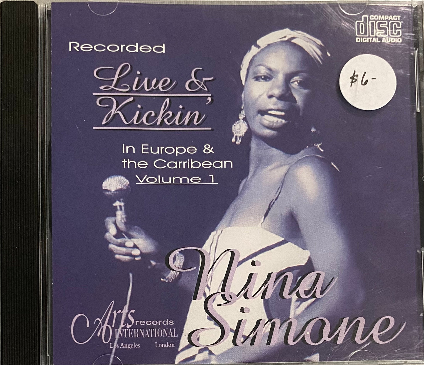 Nina Simone — Live & Kickin’ : Recorded in Europe & The Caribbean Vol. 1