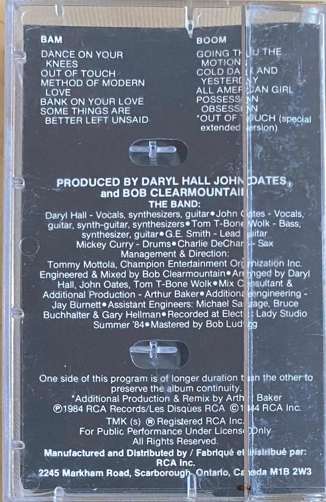 Daryl Hall & John Oates — Big Bam Boom