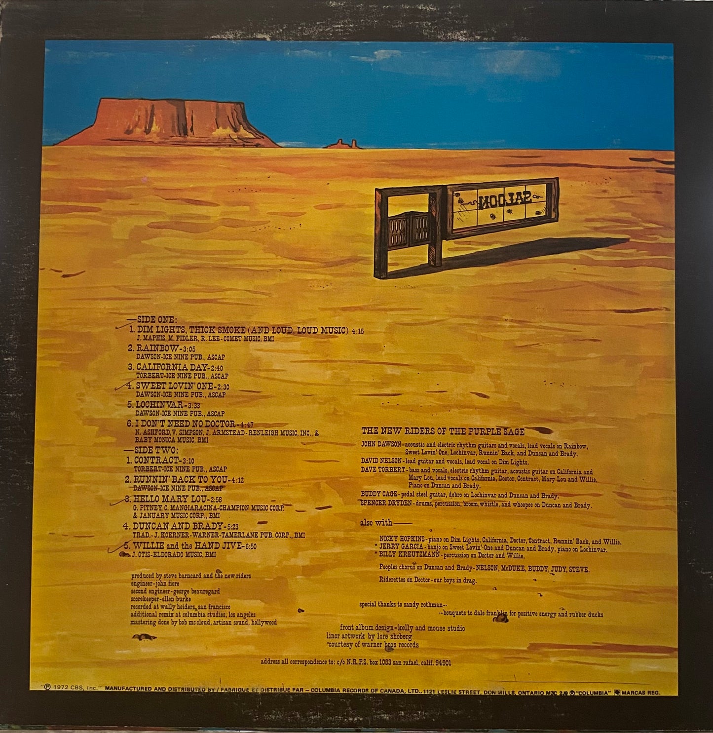 New Riders Of The Purple Sage — Powerglide
