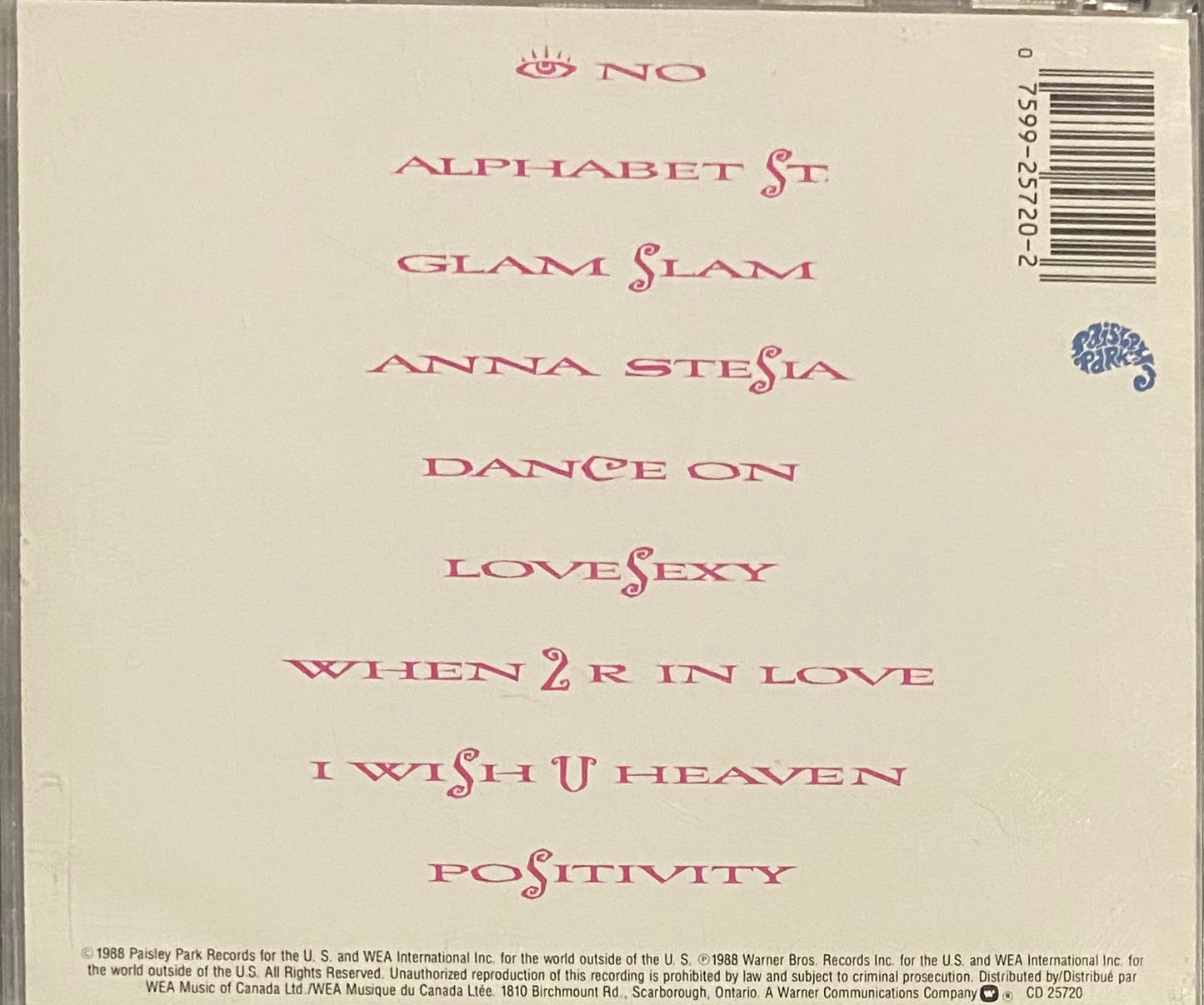 Prince — Lovesexy