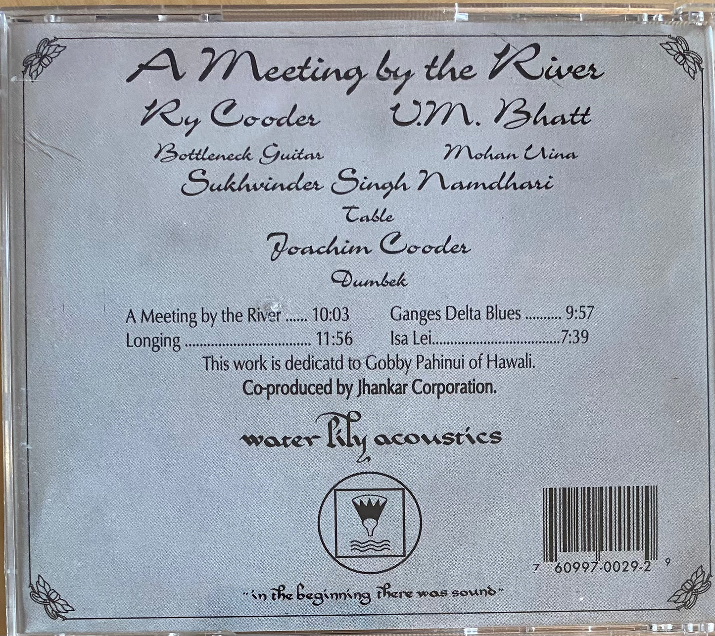 Ry Cooder/V.M. Bhatt — A Meeting By The River