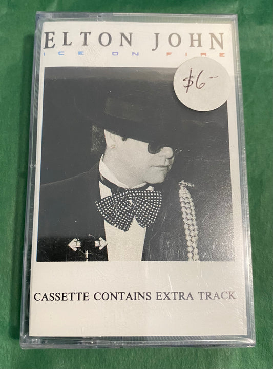 Elton John Tape Cassette- Ice on Fire