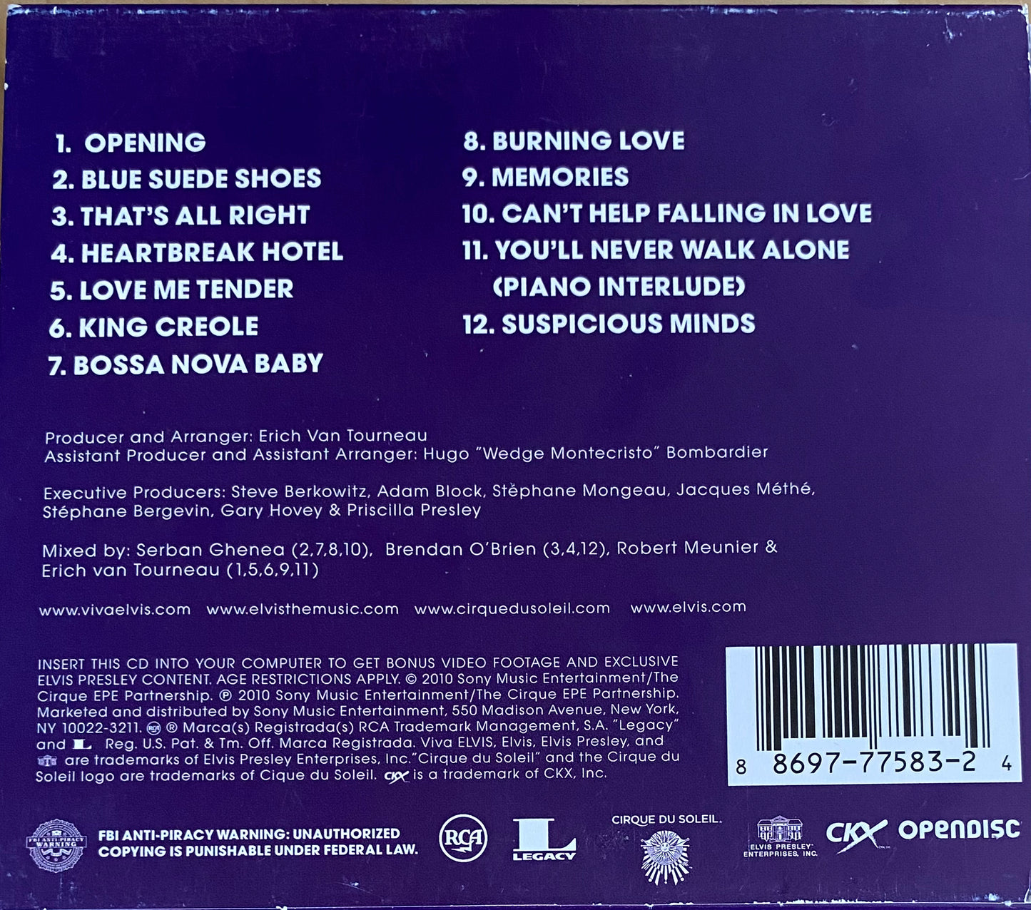 Elvis Presley — Viva Elvis (The Album)