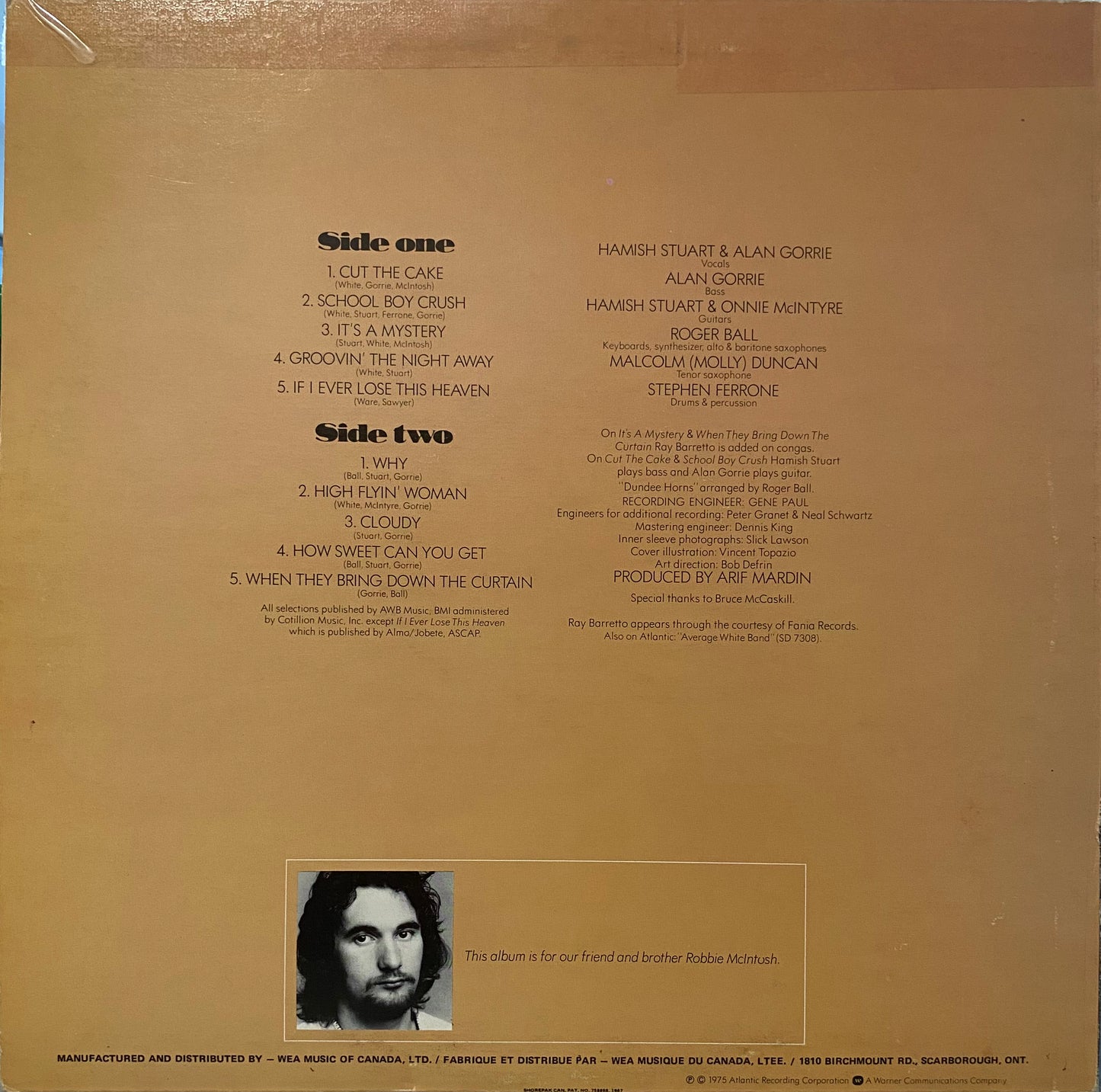 Average White Band — Cut The Cake