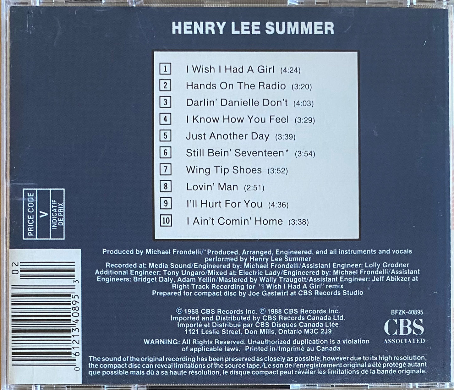 Henry Lee Summer — Henry Lee Summer