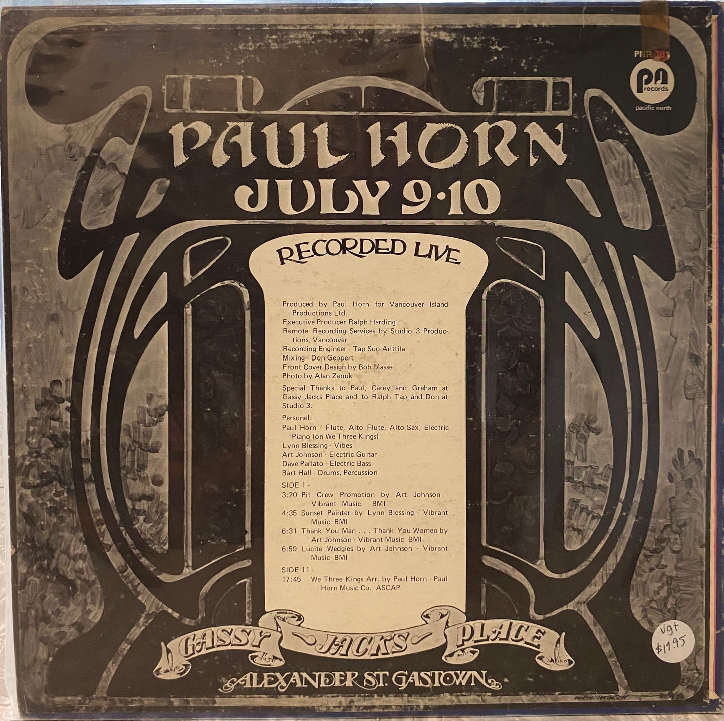 Paul Horn — 9-10