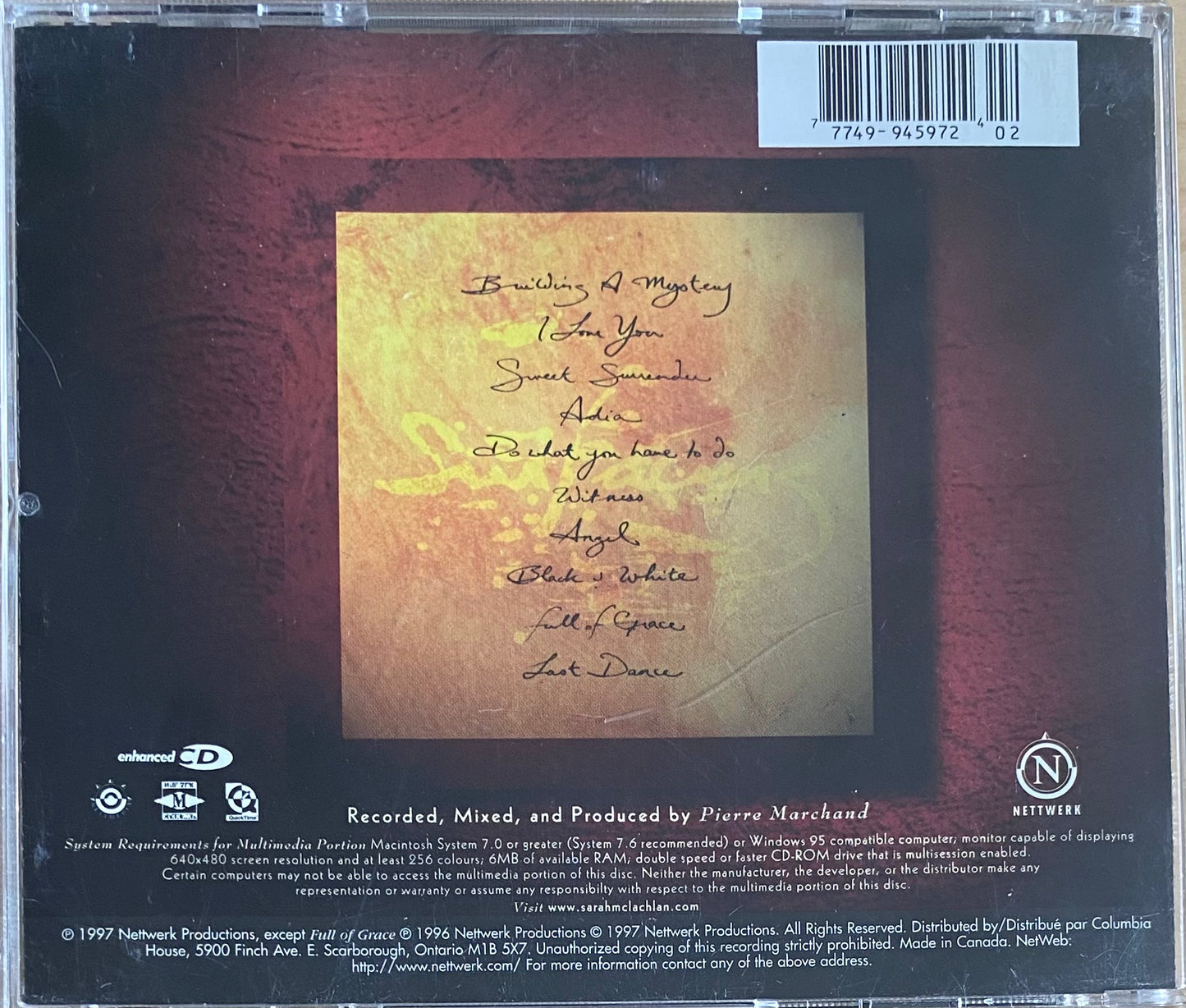 Sarah McLachlan — Surfacing