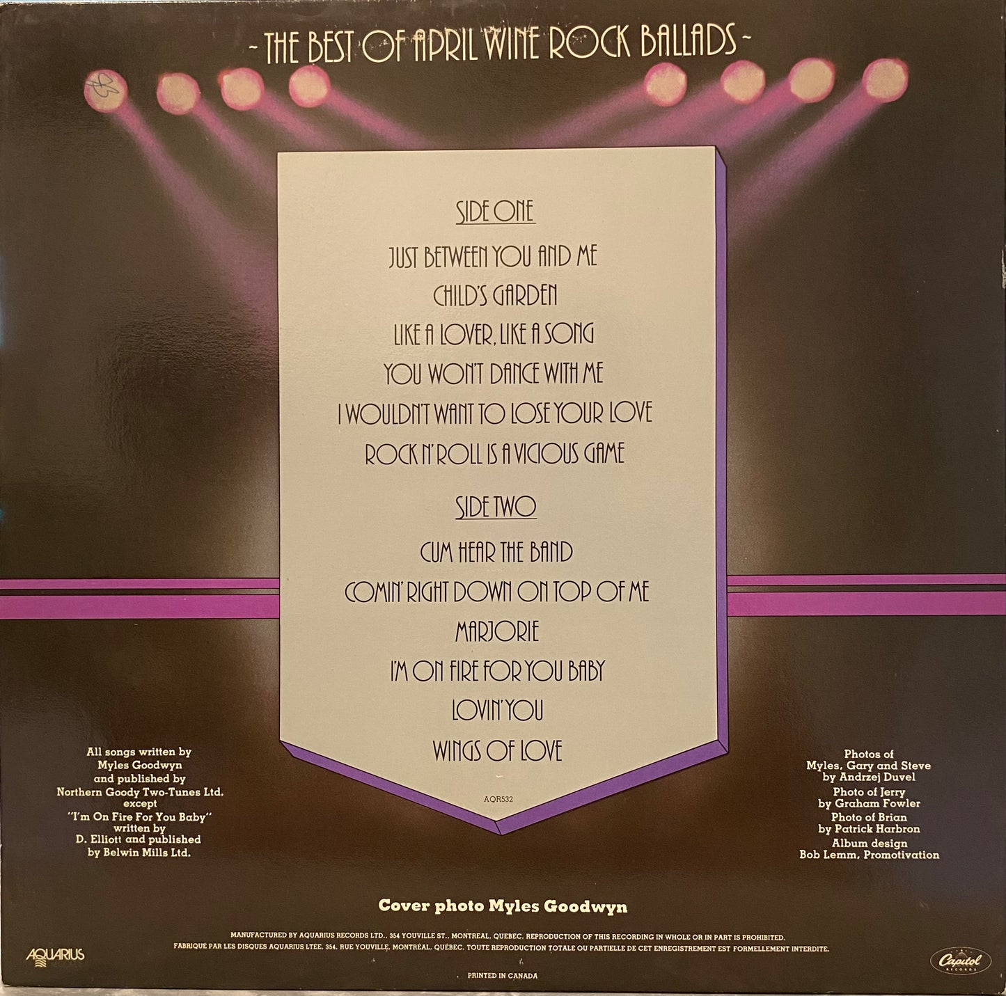 April Wine — The Best Of April Wine Rock Ballads