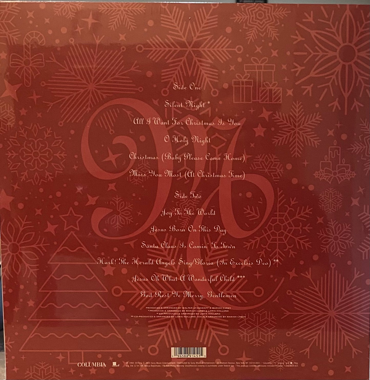 Mariah Carey — Merry Christmas (2024 Picture Disc)