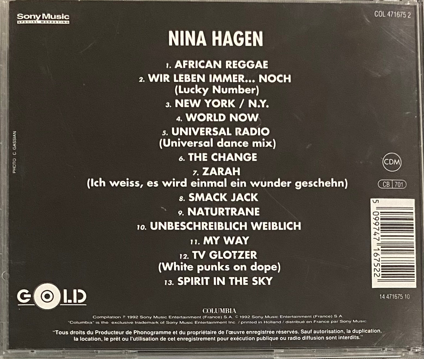 Nina Hagen — Collection Gold