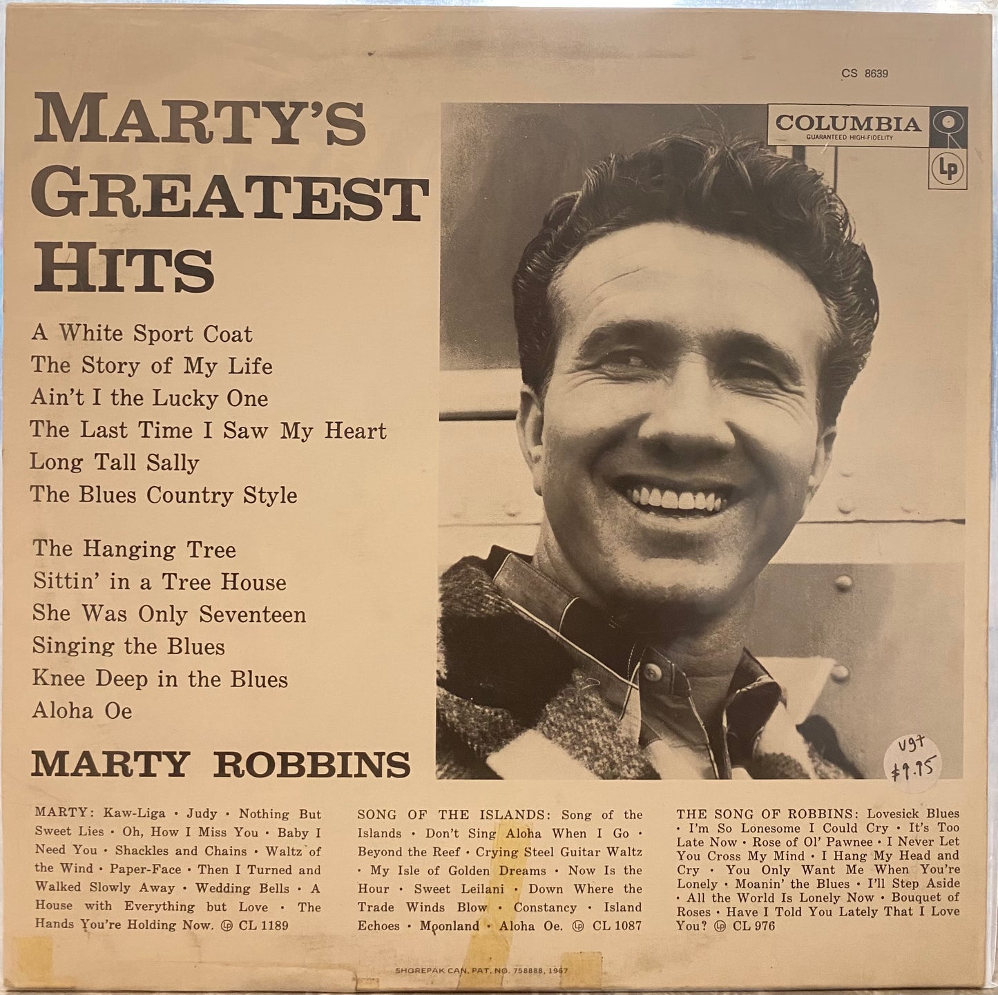 Marty Robbins — Marty’s Greatest Hits
