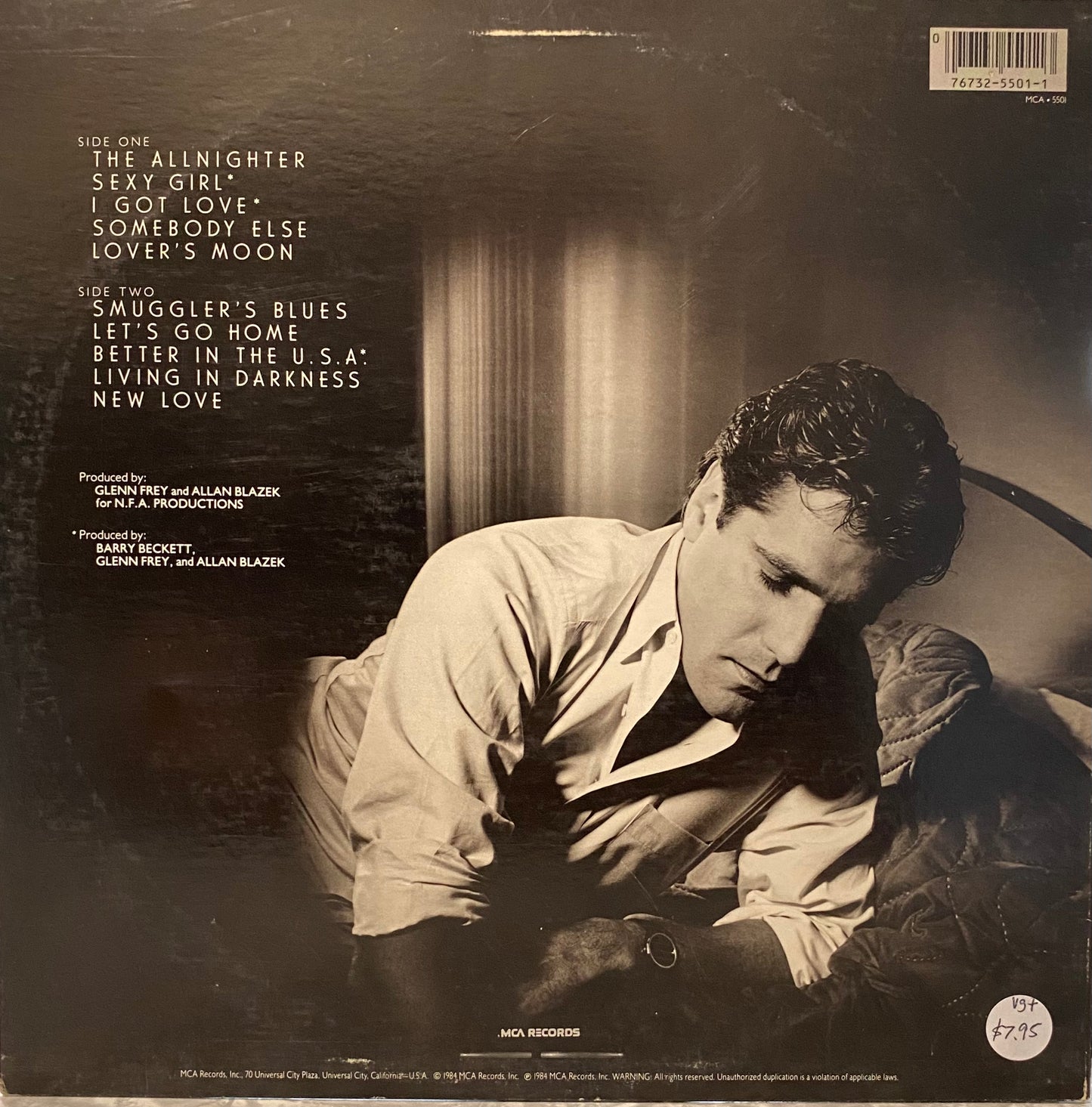 Glenn Frey — The Allnighter