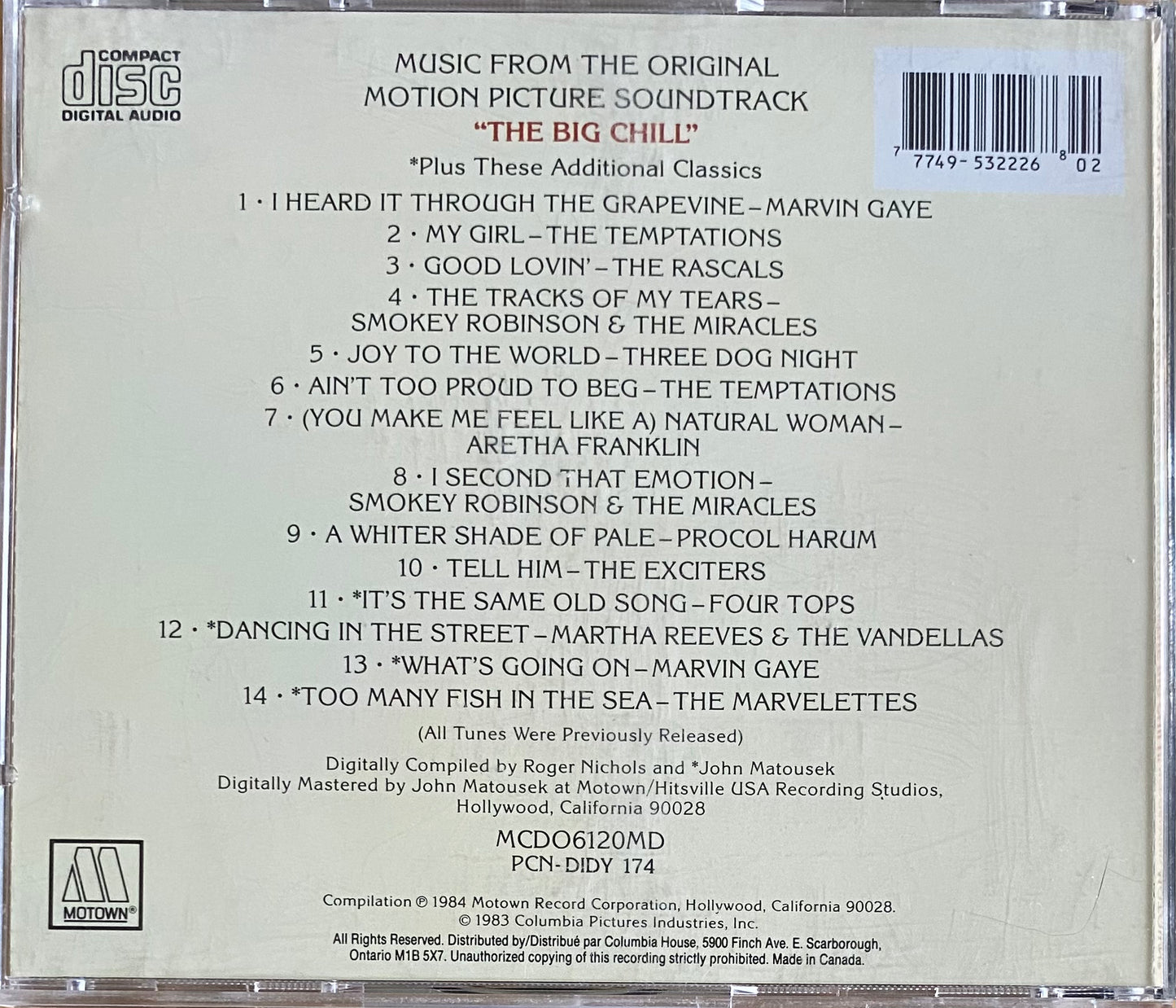 Various — The Big Chill OST