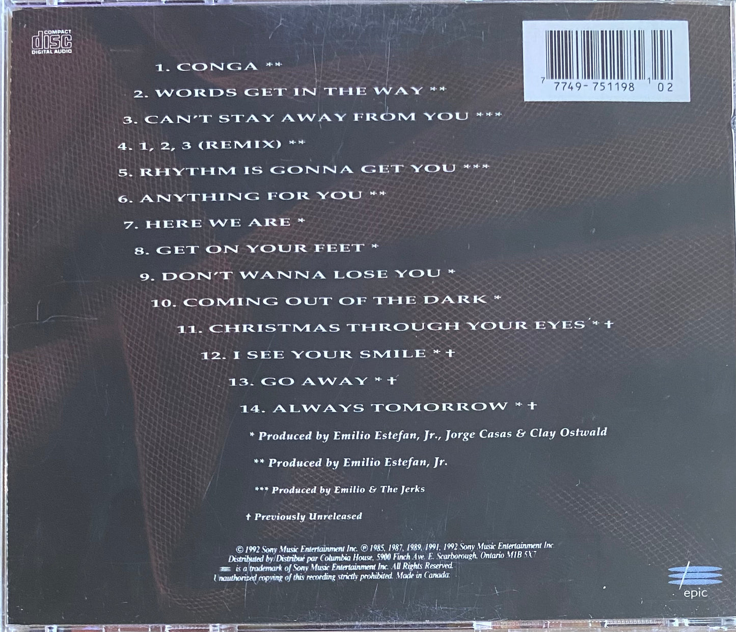 Gloria Estefan — Greatest Hits