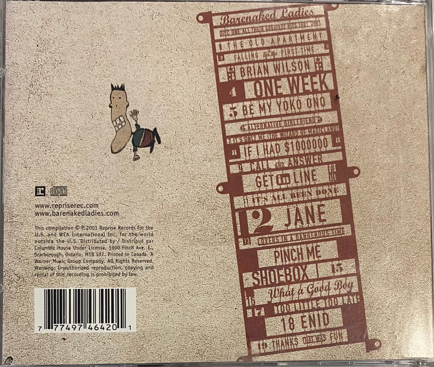 Barenaked Ladies — Disc One: All Their Greatest Hits ( 1991-2001)