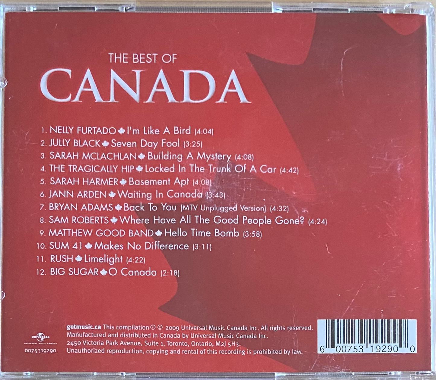 Various — The Best Of Canada