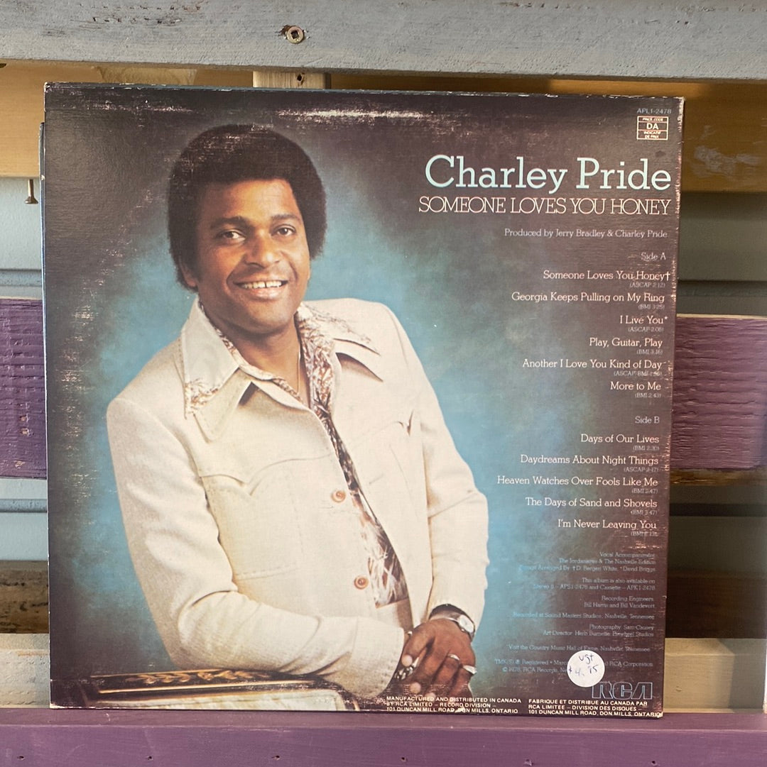 - Charley Pride - Someone Loves You Honey - Vinyl Record -
