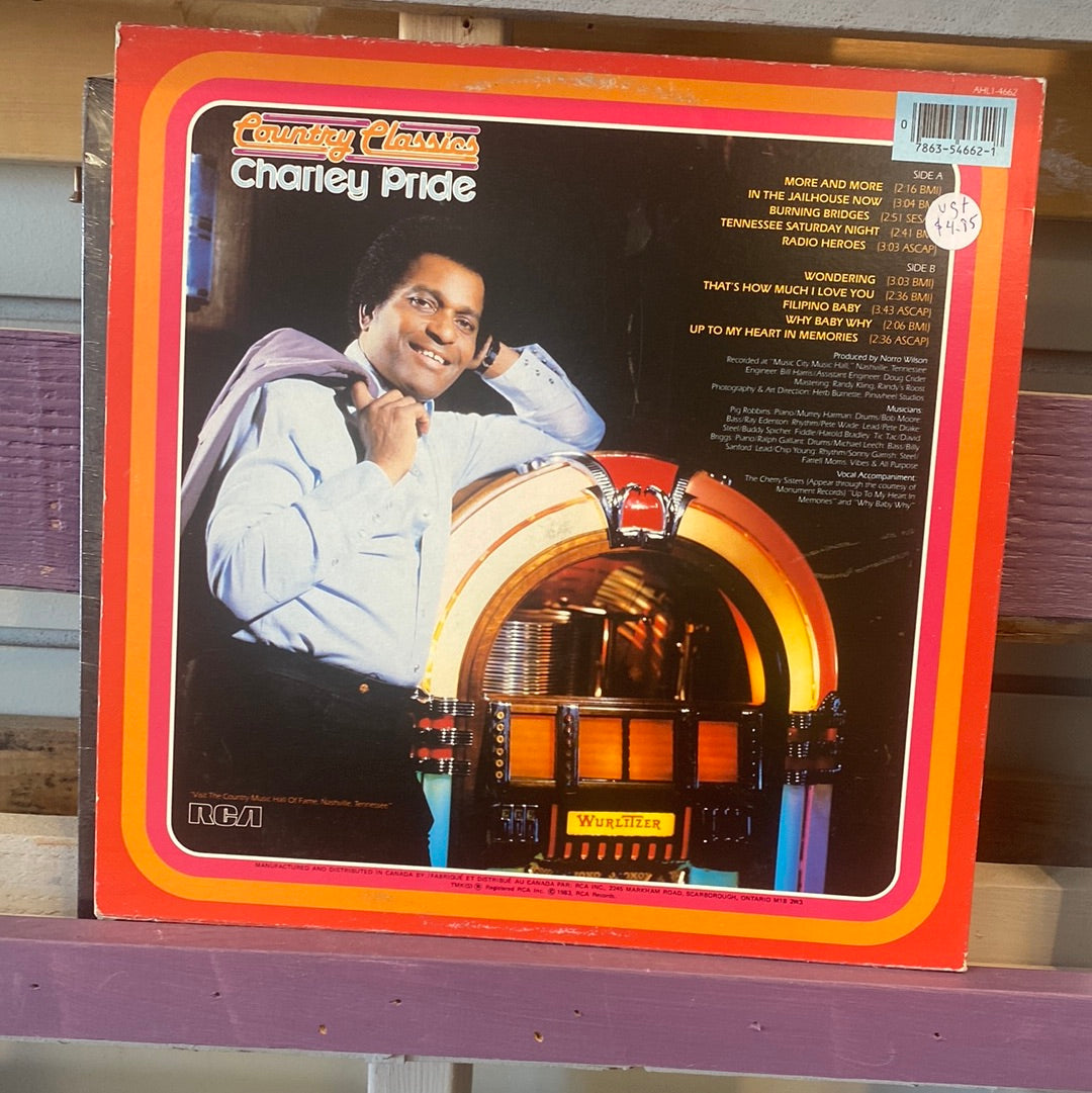 - Charley Pride - Country Classics - Vinyl Record -
