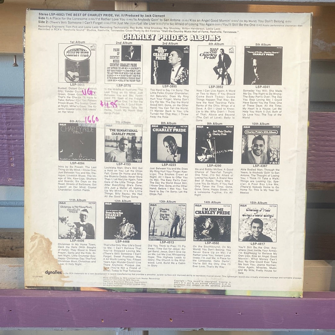 - The best of Charley Pride Voll. II - Vinyl Record -