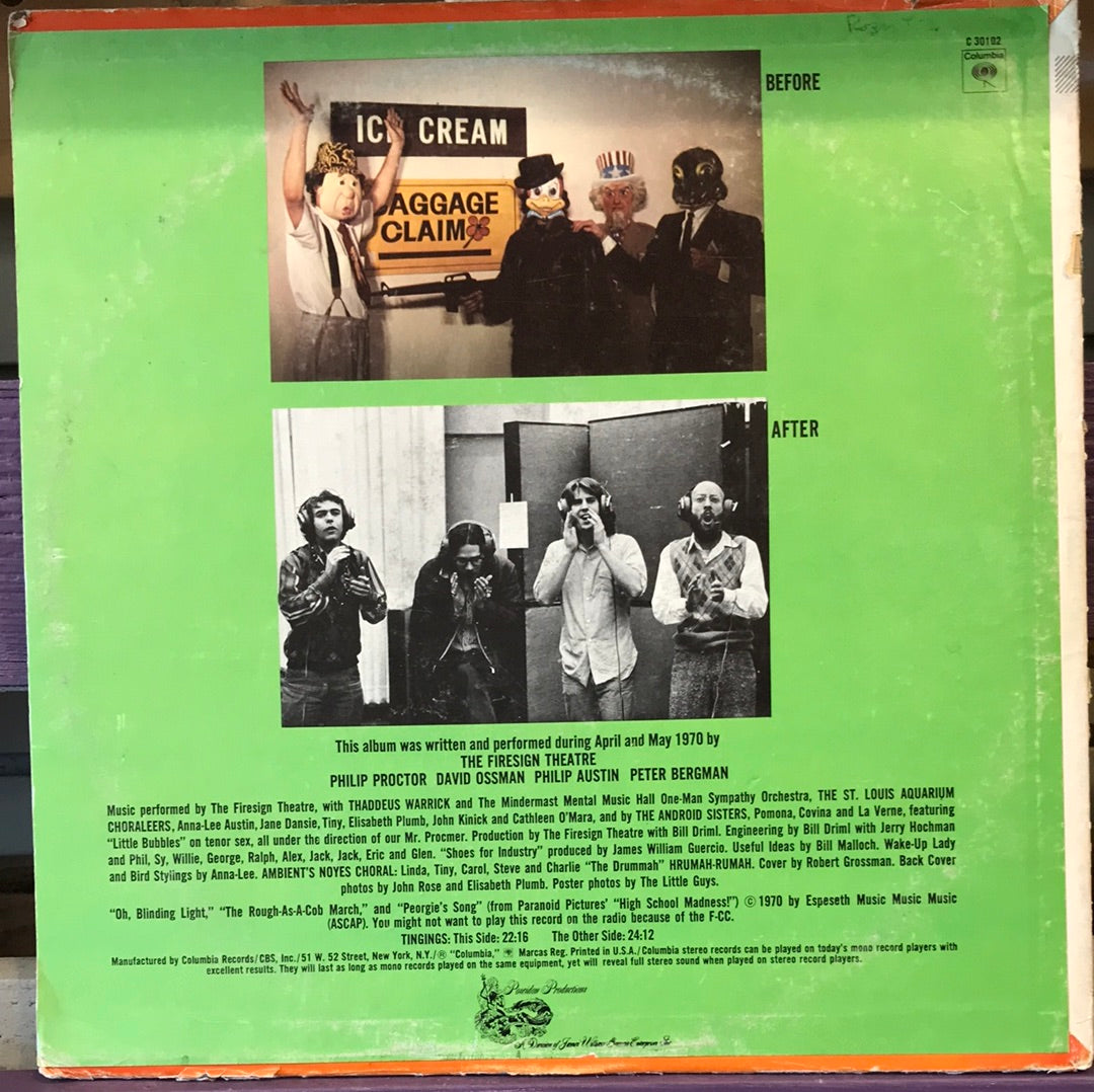 - The Firesign Theatre - Don’t Crush that Dwarf Hand Me The Pliers - Vinyl Record -