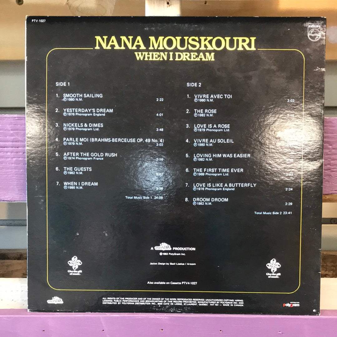 - Nana Mouskouri - When I Dream - Vinyl Record -