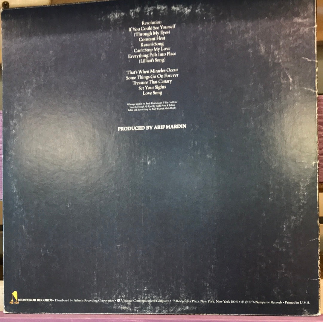 - Andy Pratt - Resolution - Vinyl Record -