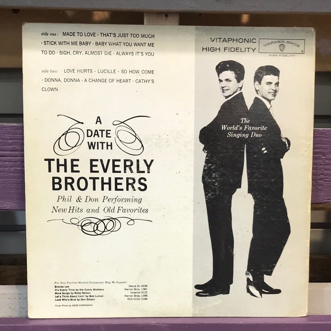 - The Everly Brothers - A Date With The Everly Brothers - Vinyl Record -