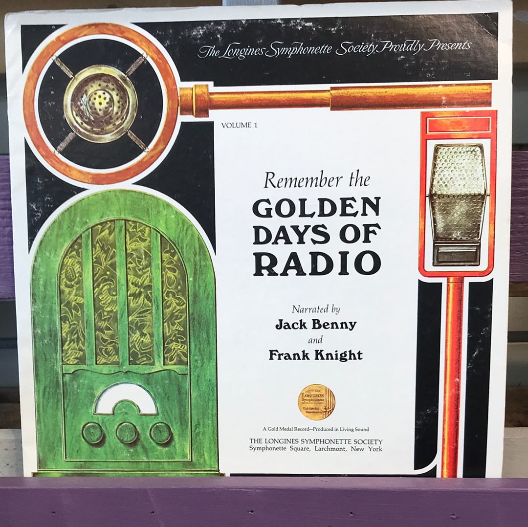 - Remember the Golden Days of Radio - Jack Benny & Frank Knight - Vinyl Record -