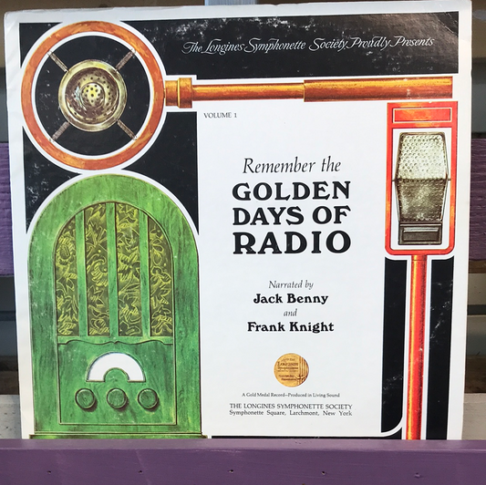 - Remember the Golden Days of Radio - Jack Benny & Frank Knight - Vinyl Record -