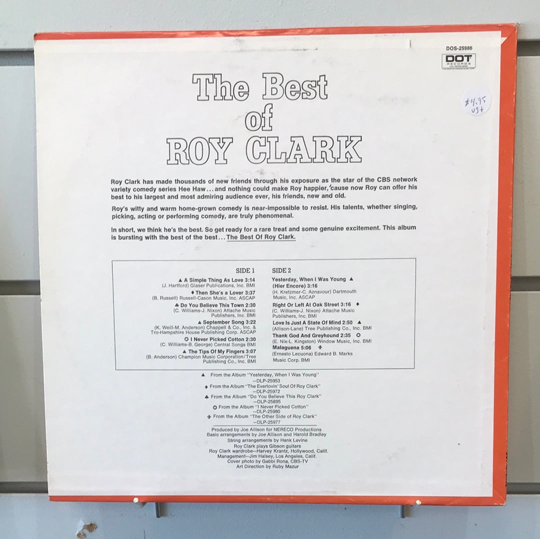 - Roy Clark - The Best Of - Vinyl Record -