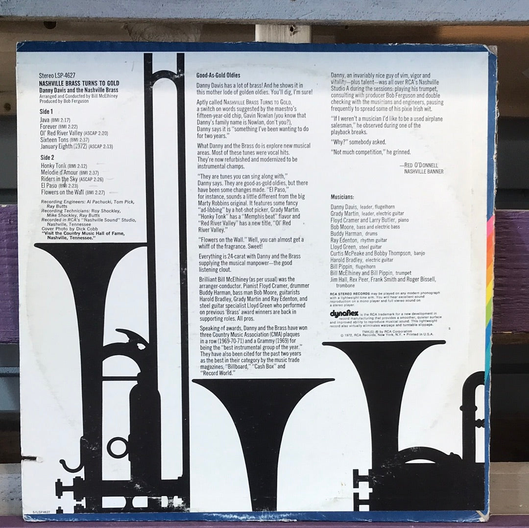 - Danny Davis And The Nashville Brass - Nashville Brass Turns To Gold - Vinyl Record -