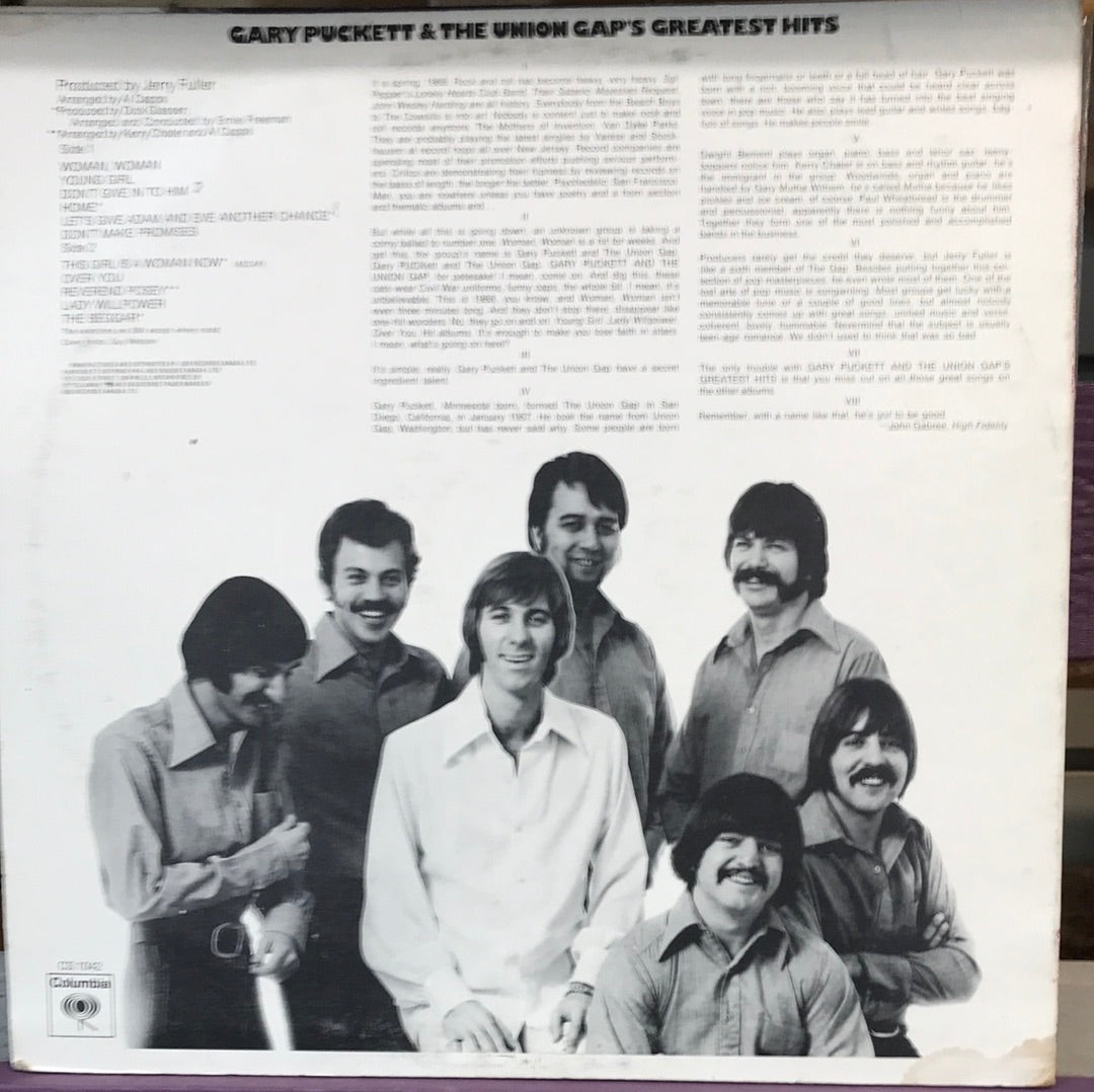 - Gary Puckett & The Union Gap’s Greatest Hits - Vinyl Record -