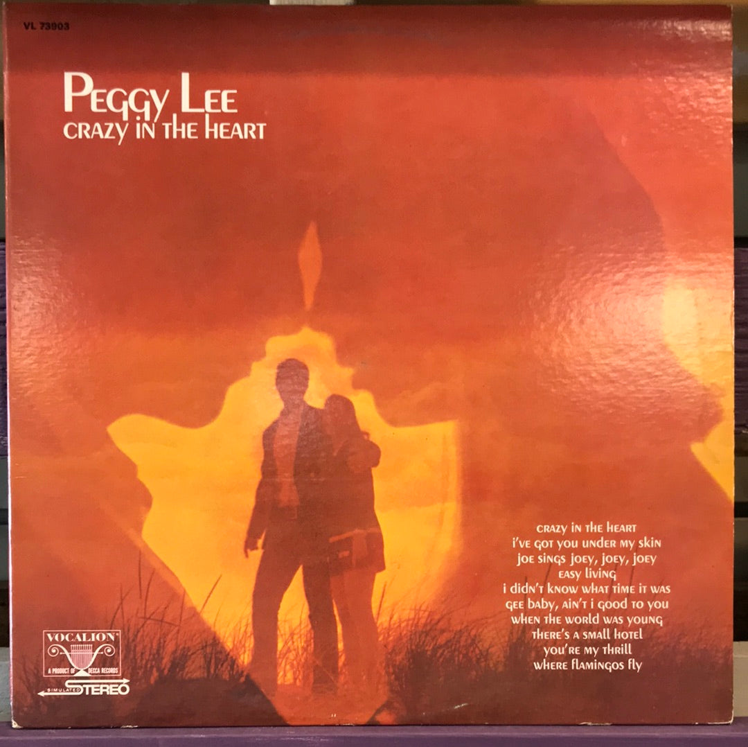 - Peggy Lee - Crazy in the Heart - Vinyl Record -