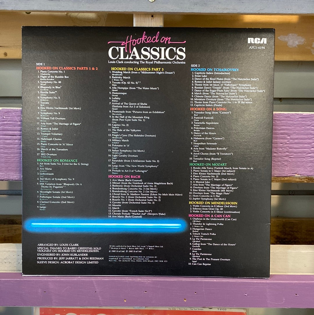- Louis Clark — Hooked On Classics - Vinyl Record -