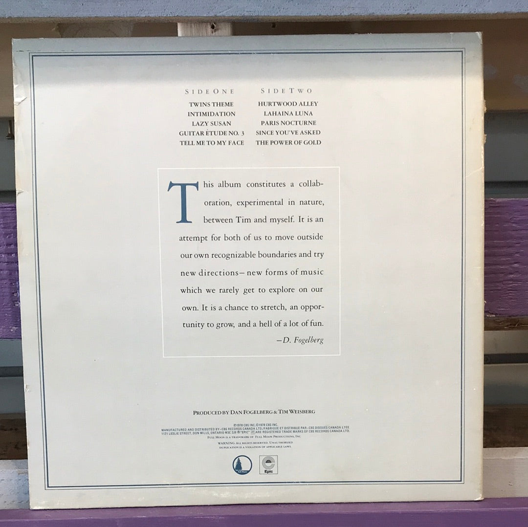 Dan Fogelberg/Tim Weisberg - Twin Sons Of Different Mothers - Vinyl Record - 33