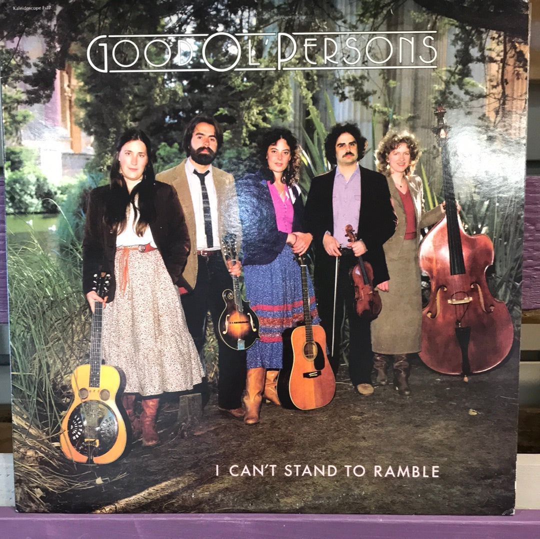 - Good Ol’ Persons - I Can’t Stand to Ramble - Vinyl Record -