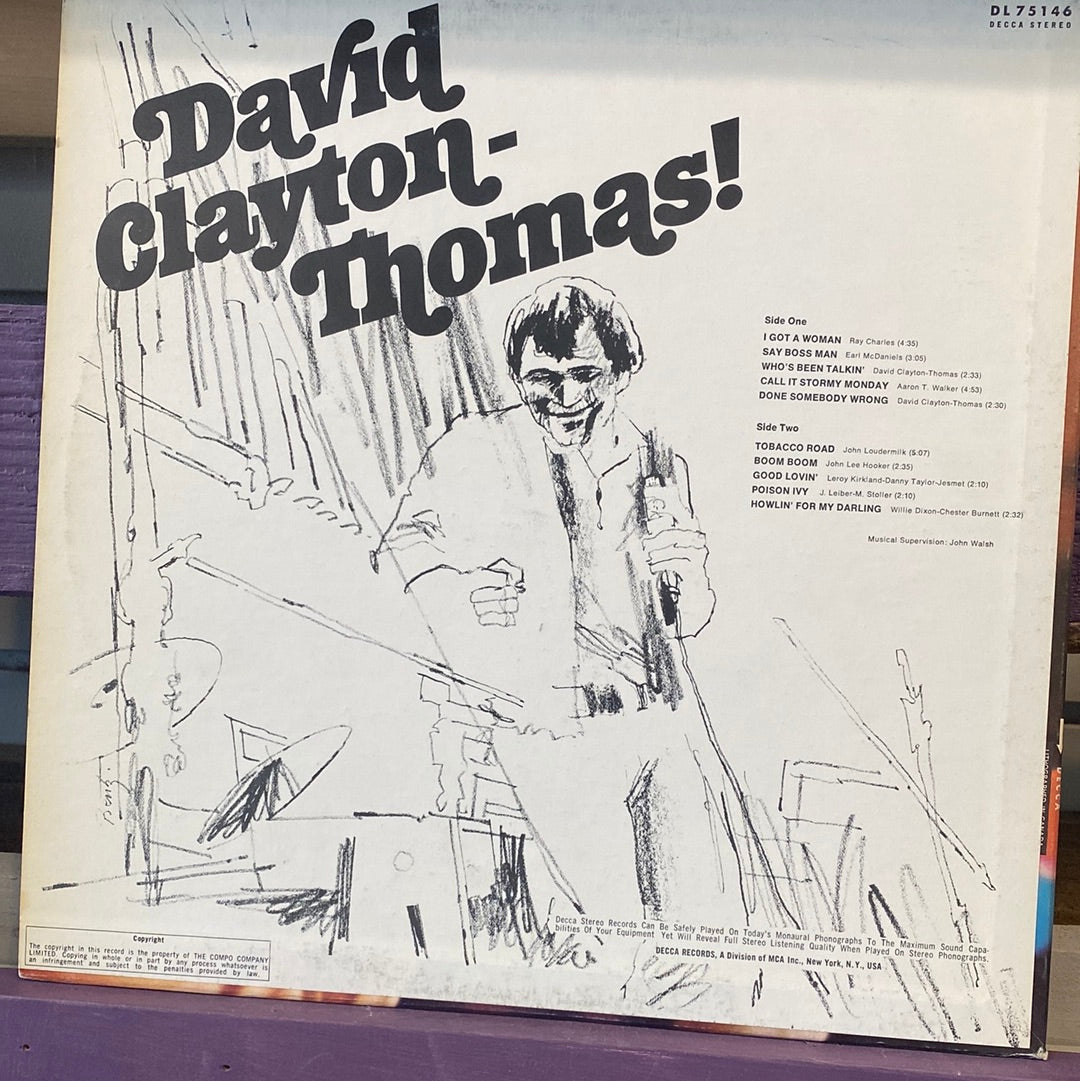 - David Clayton - Thomas - Vinyl Record -