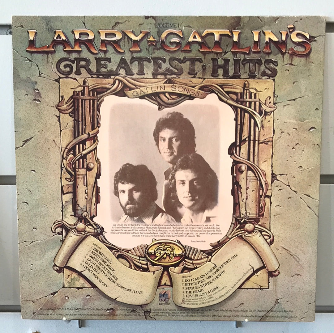 - Larry Gatlin - Greatest Hits Volume I - Vinyl Record -