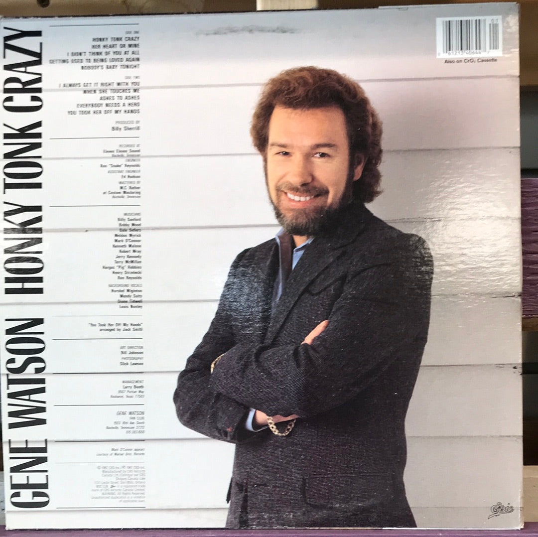 - Gene Watson - Honky Tonk Crazy - Vinyl Record -