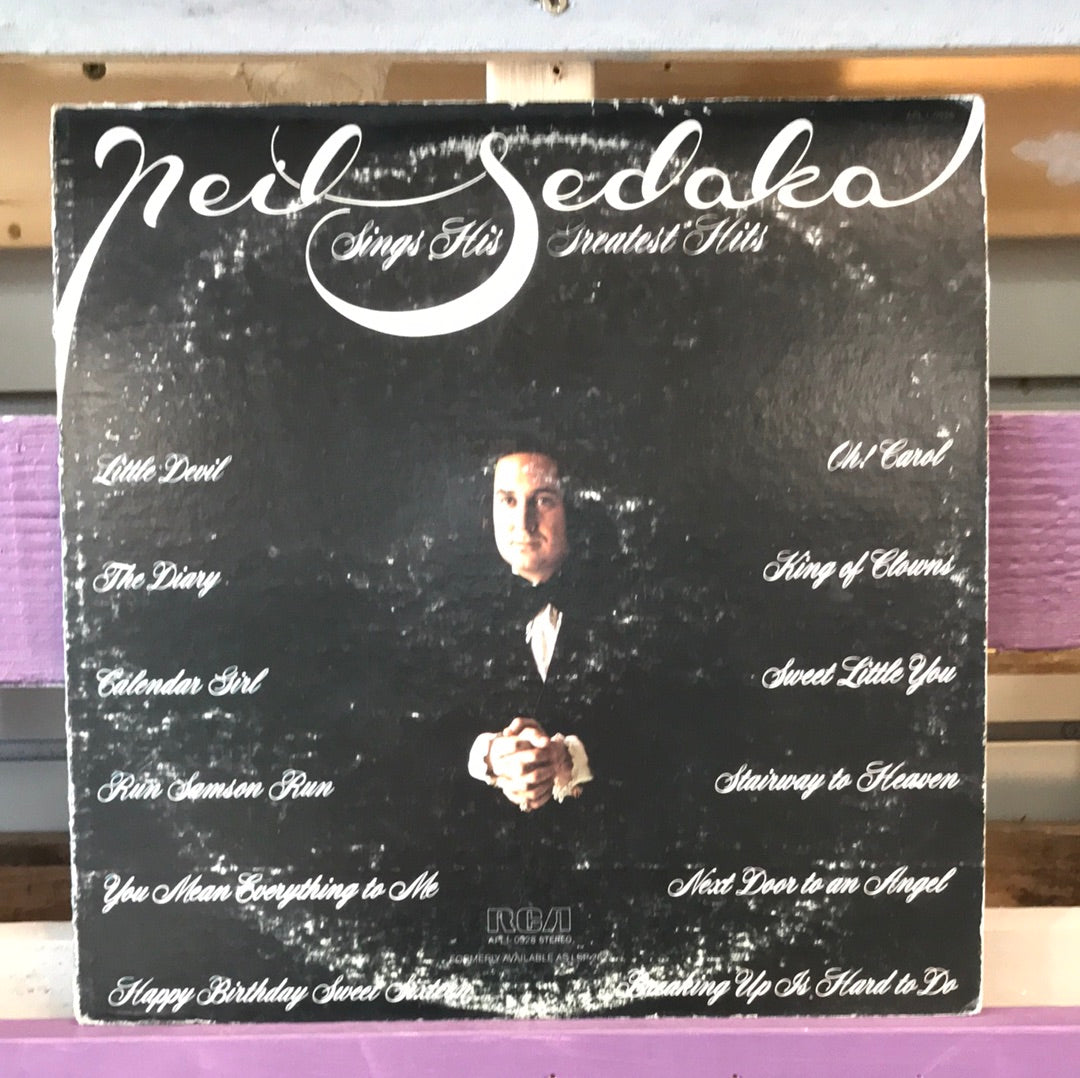 - Neil Sedaka - Sings His Greatest Hits - Vinyl Record -