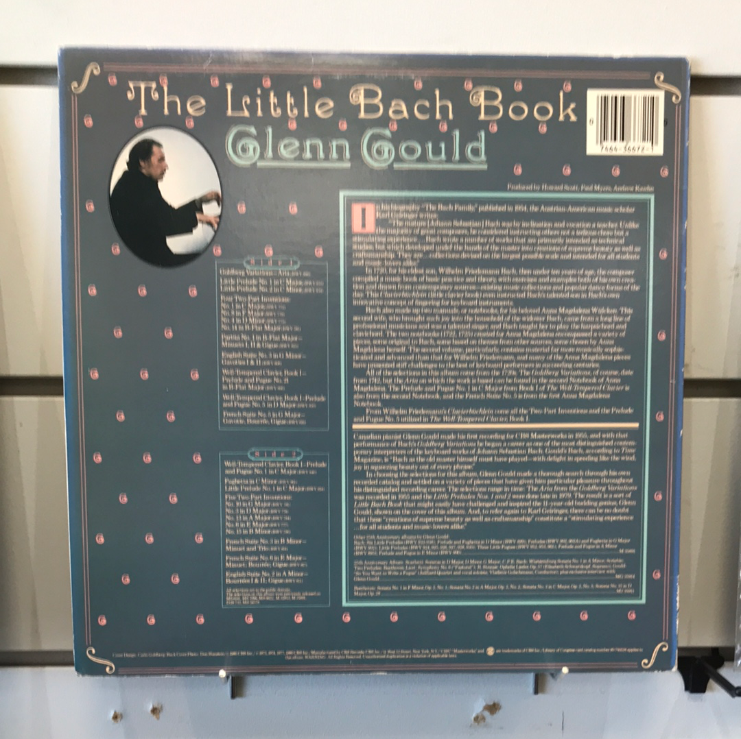 - Glenn Gould - The Little Bach Book - Vinyl Record -